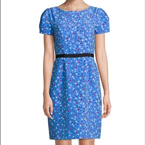 Isaac Mizrahi IMNYC Chelsea Blue Confetti NWT - Picture 1 of 7
